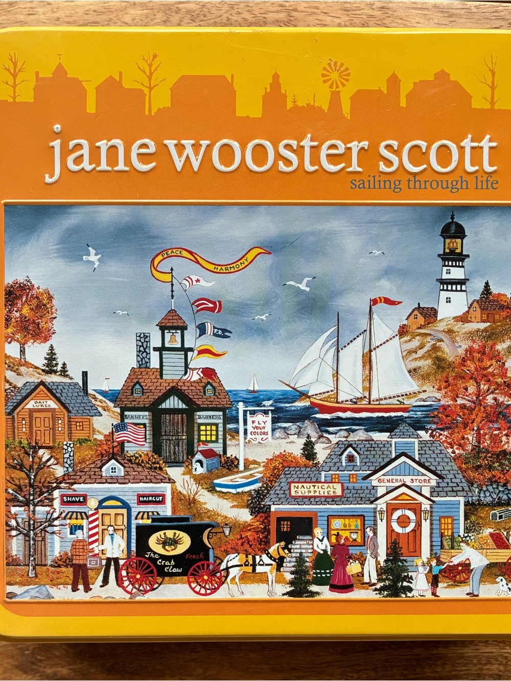 Sailing Through Life -Jane Wooster Scott-Keepsake Tin Series Puzzle